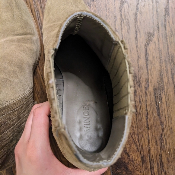 VINCE Haider Suede Ankle Bootie - Flint - Picture 9 of 11